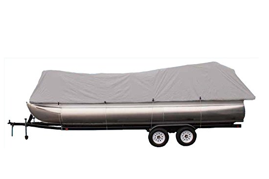 Goodsmann boat cover, Grey 300d Pontoon, rubber boats, Silvery gray, water resistant, weather protection, trailerable, different size - Venus Manufacture