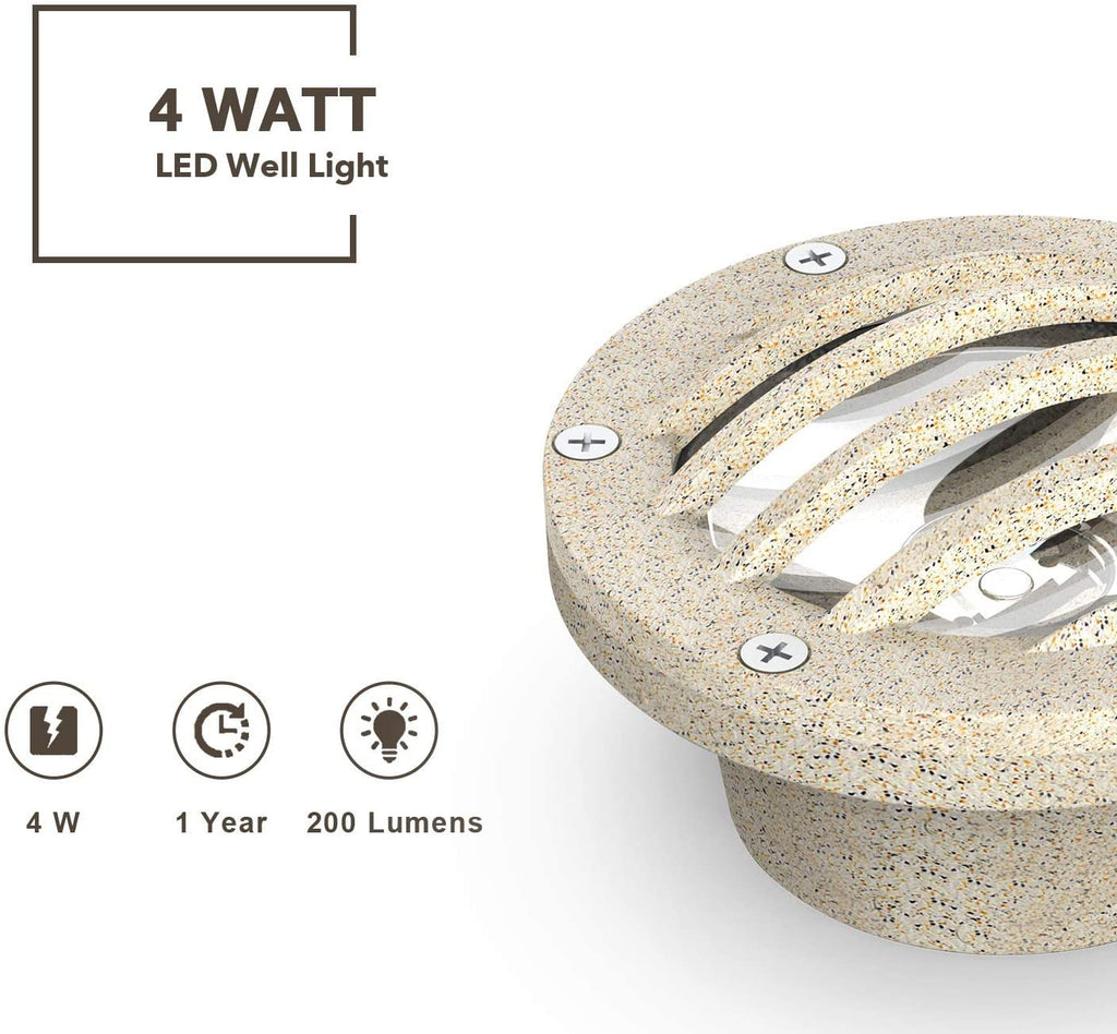 Malibu 4W LED Well Light Low Voltage Landscape Lighting
