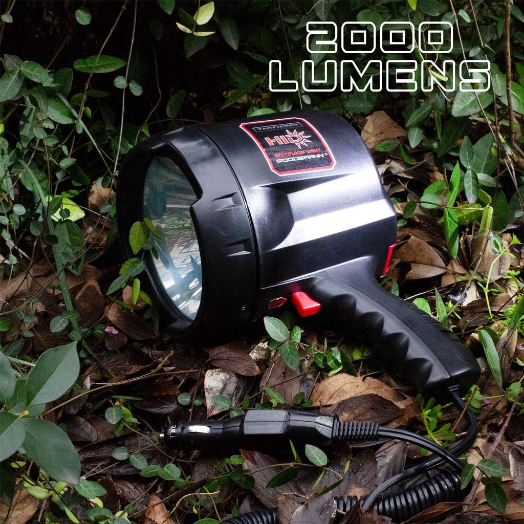 Goodsmann TACTICPRO Powerful 2000 Lumen HID Spotlight/Floodlight 9924-0011-06