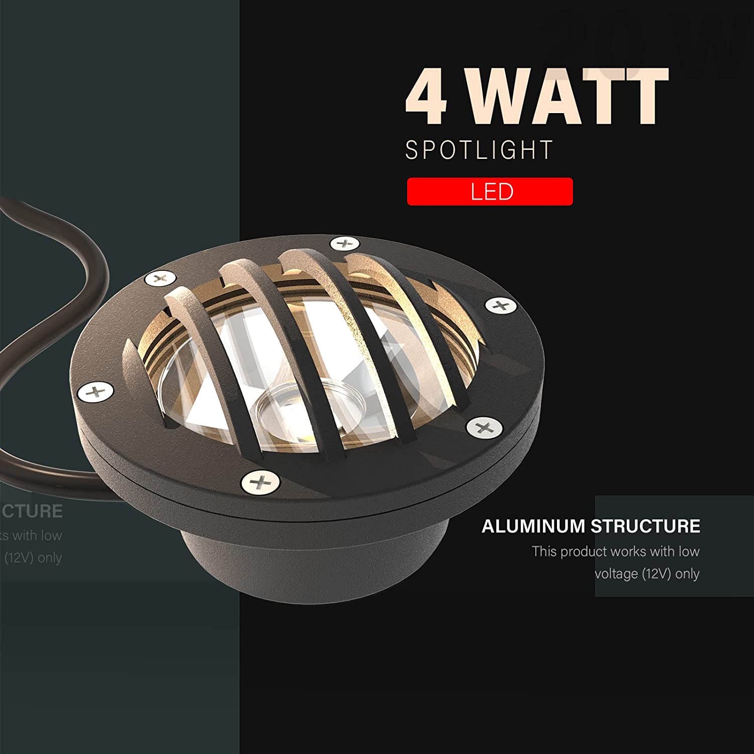 Malibu LED Low Voltage Landscape Lighting Well Light Outdoor Deck Ligh ...