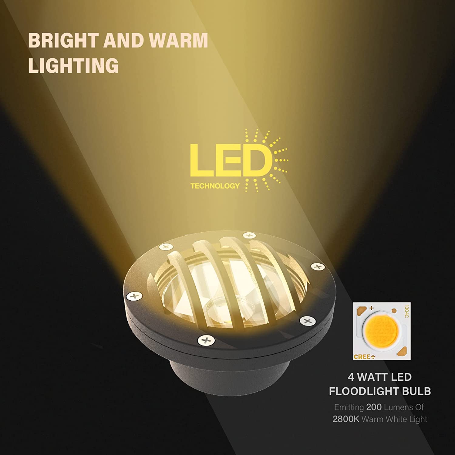 Malibu LED Low Voltage Landscape Lighting Well Light Outdoor Deck Ligh ...
