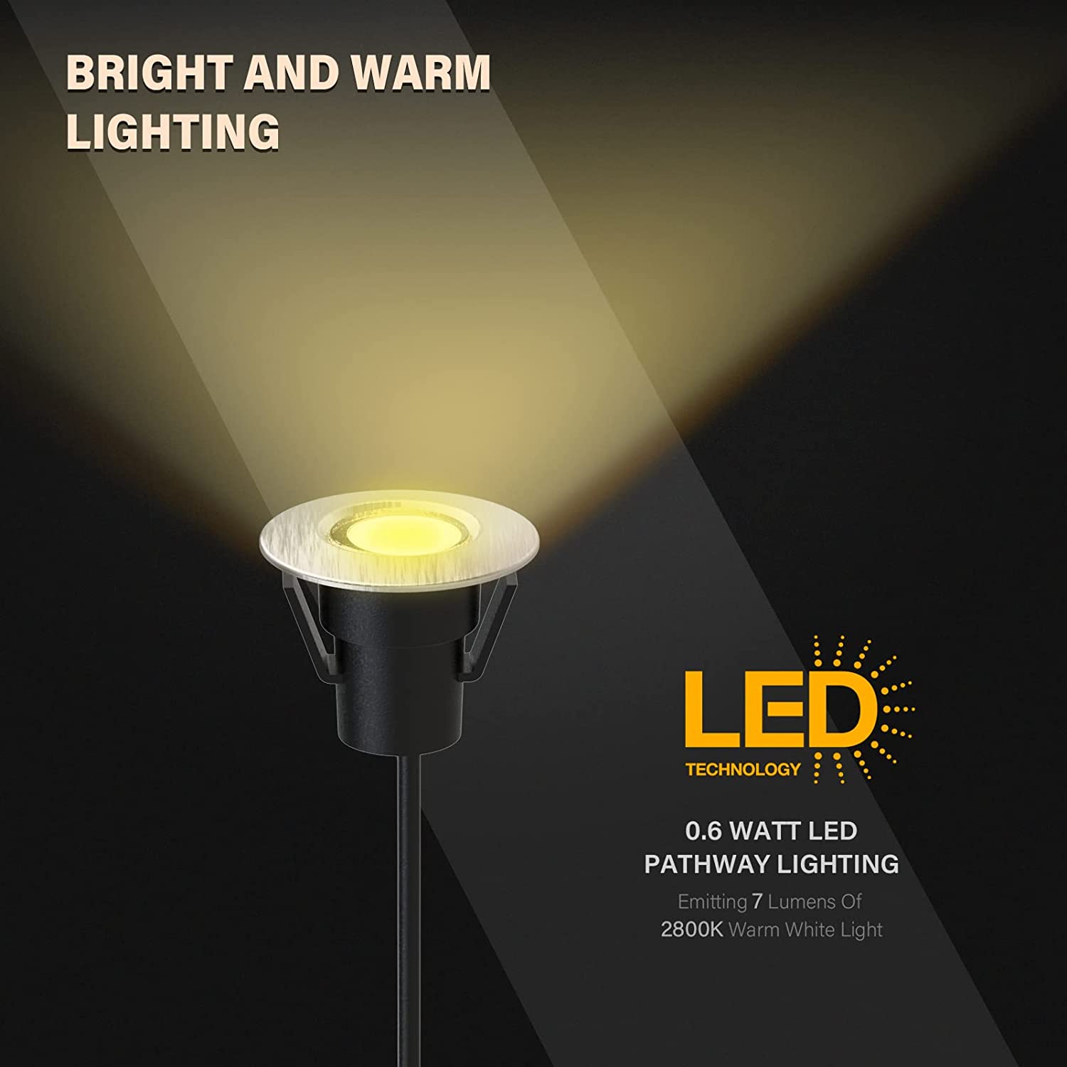 Malibu 6 PK LED Deck Lights Low Voltage Landscape Light In Ground Ligh -  Venus Manufacturing